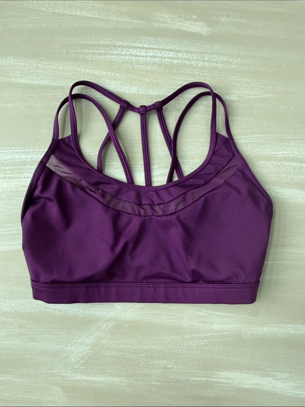 Victoria Secret Purple Strappy Sports Bra